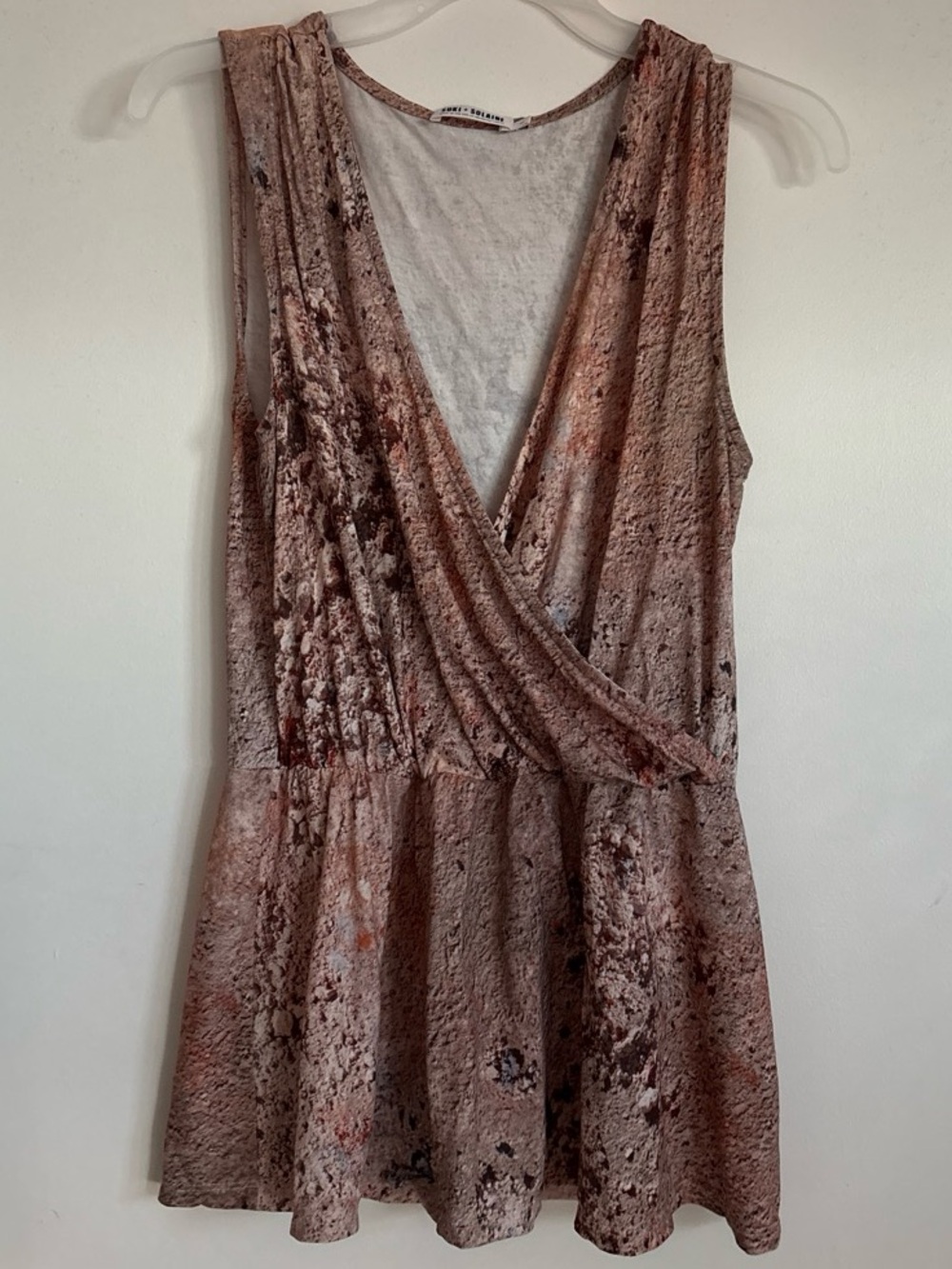 Suki + Solaine Peplum Top: Size Small